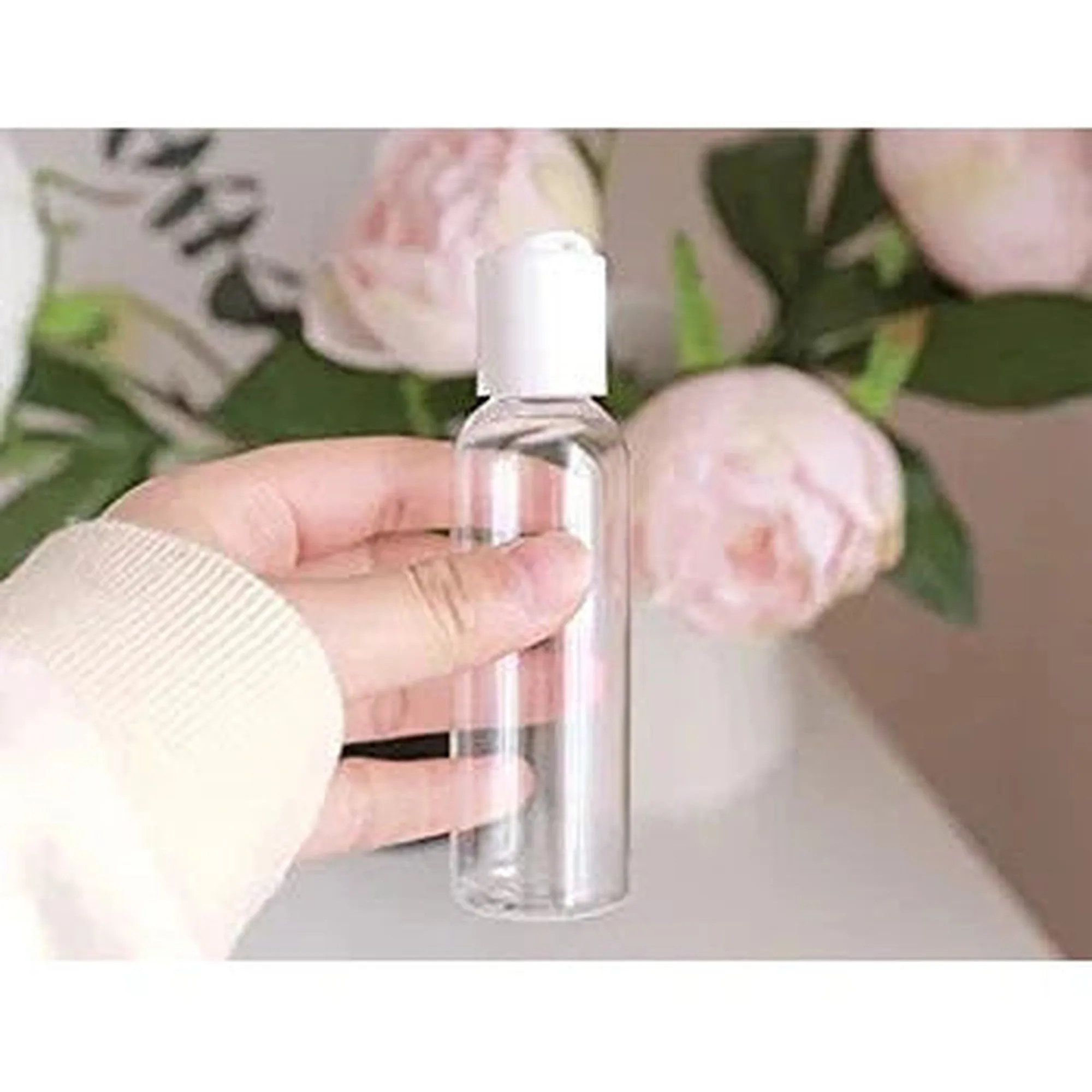 100ml PET Plastic Bottle with Disc-Top Lotion Flip Lid