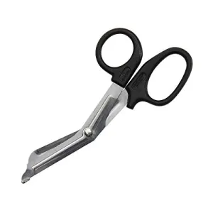 5.75" Stainless Steel Bandage Shears Black Handle - W-90516