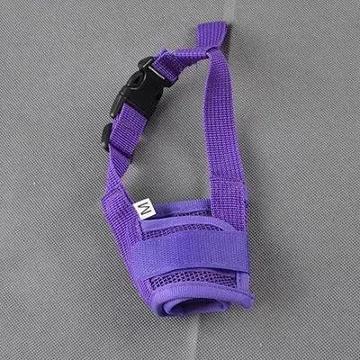 Adjustable Anti Barking Pet Dog Muzzle For Small Large Dogs Mask Muzzles Stop Biting Barking Nylon Straps Pet Dog Accessories