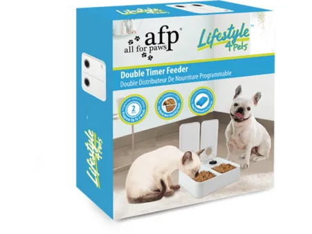 AFP Liftstyle4Pets - Double timer feeder