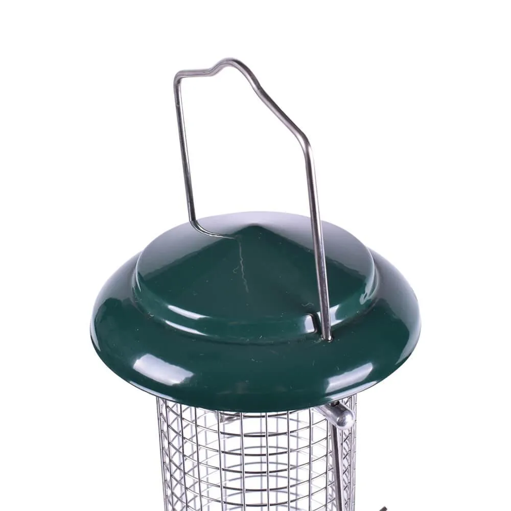 AllPetSolutions Wild Bird Seed & Nut Metal Feeders, 15"