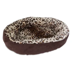 Aspen Pet Round Animal Print Small Pet Bed