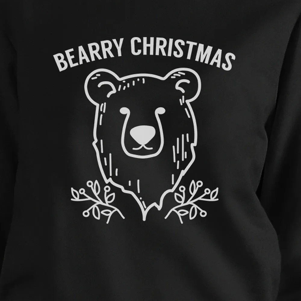 Bearry Christmas Bear Black Sweatshirt