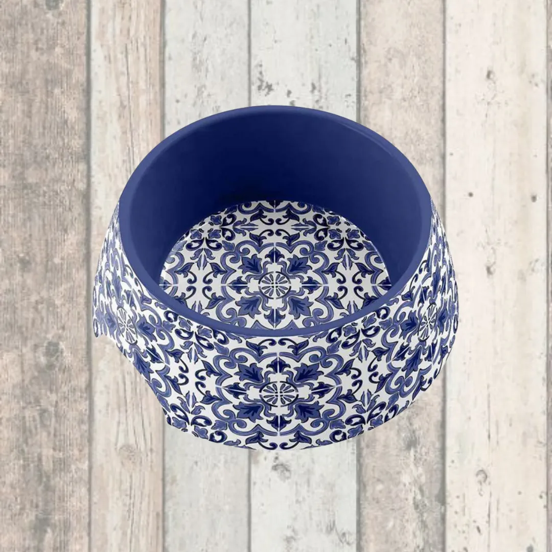 Canyon Clay Indigo Pet Bowl