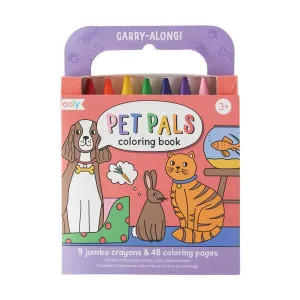 Carry Along Crayons and Coloring Book - Pet Pals