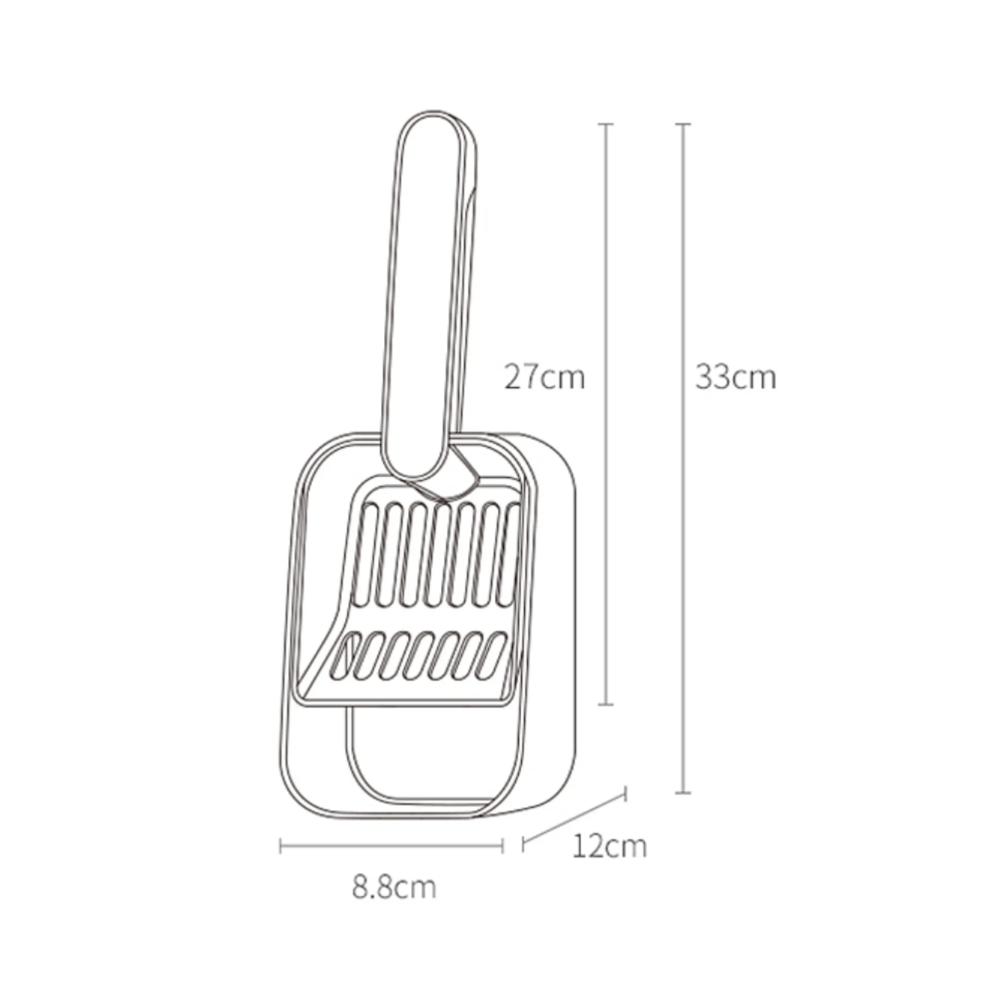 Cat Litter Scoop With Container