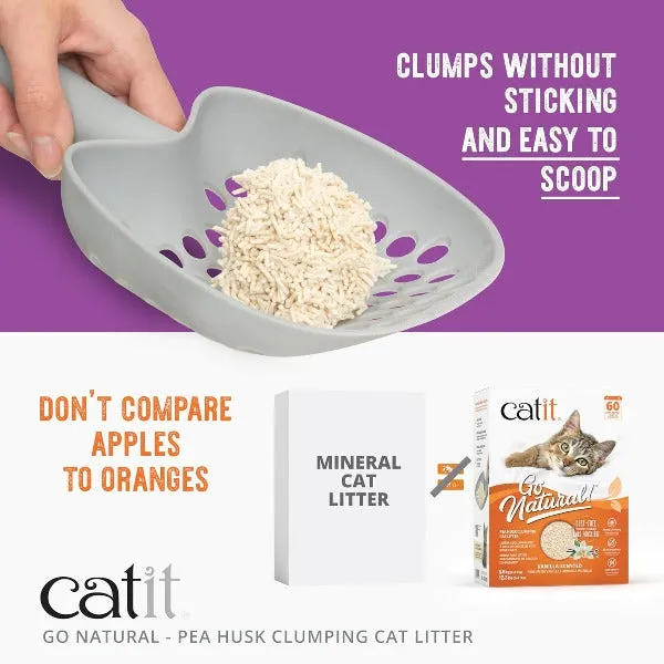 Catit Go Natural! Pea Husk Lavender-Scented Clumping Cat Litter