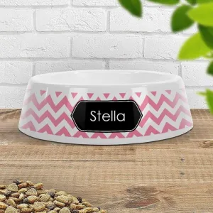 Chevron Pet Bowl - Small