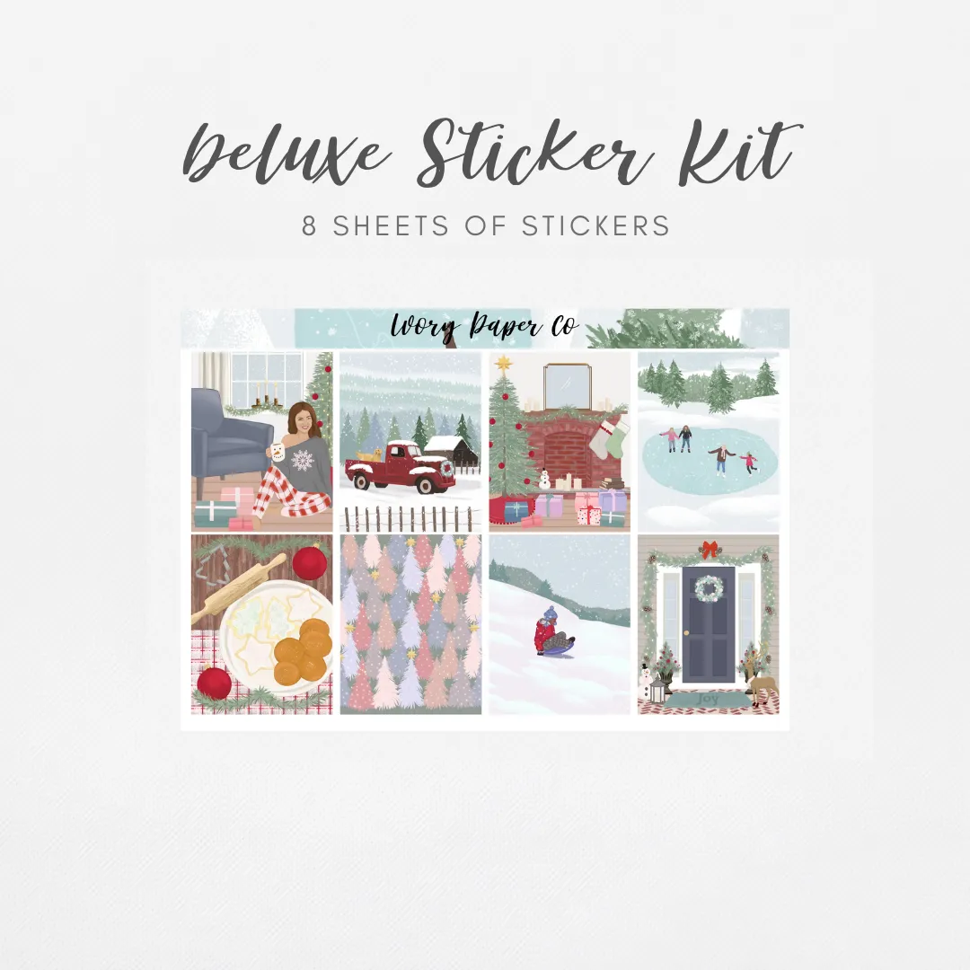 Christmas | Deluxe Kit (Glossy Planner Stickers)