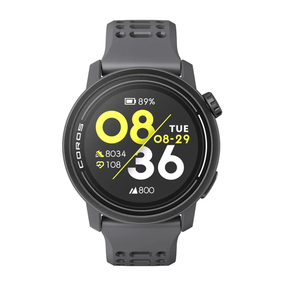 COROS PACE 3 Black/Silicone Band