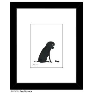 Dog Silhouette, Print (#8361)