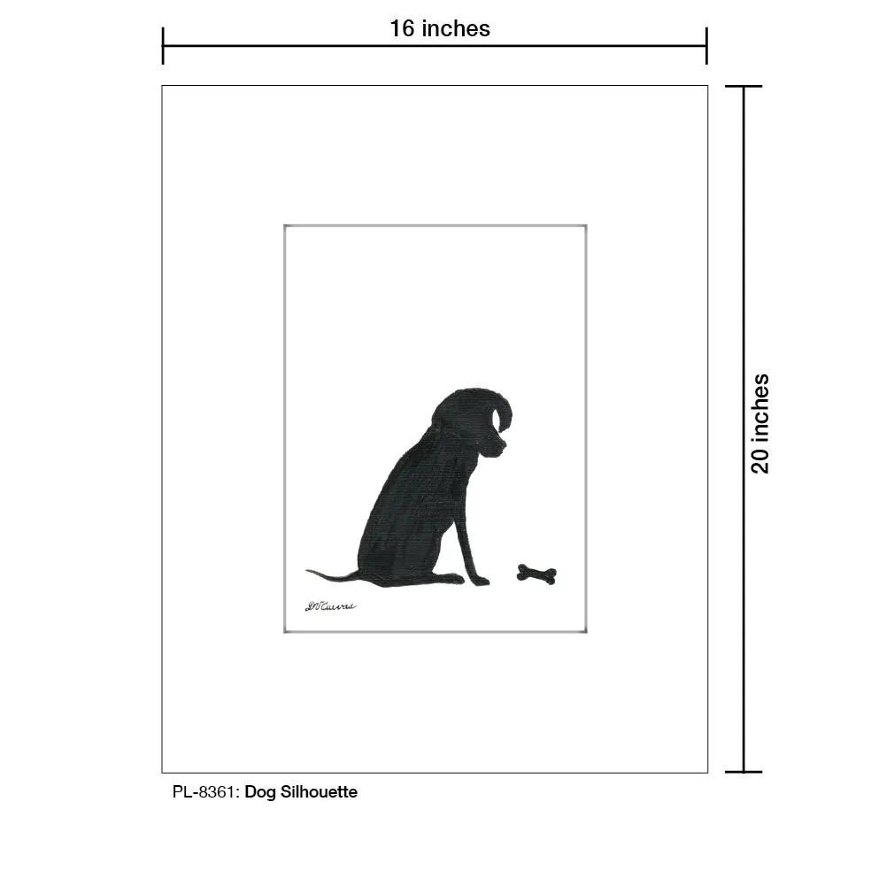 Dog Silhouette, Print (#8361)