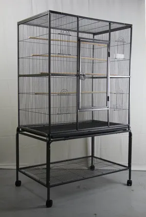 Durable 140cm Large Bird Cage with Stand, Perches, Bowls - YES4PETS