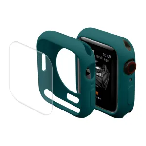 ENKAY Apple Watch (41mm) TPU cover with screen protector - Blackish Green