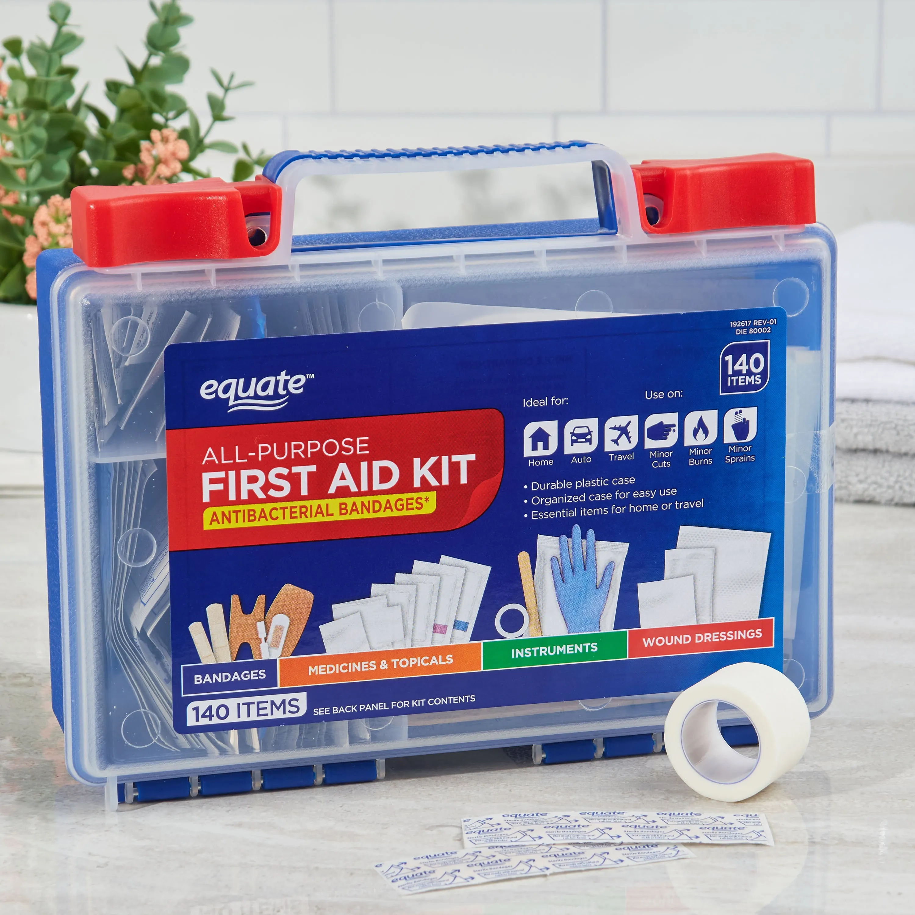 Equate 140pc All Purpose First Aid Kit