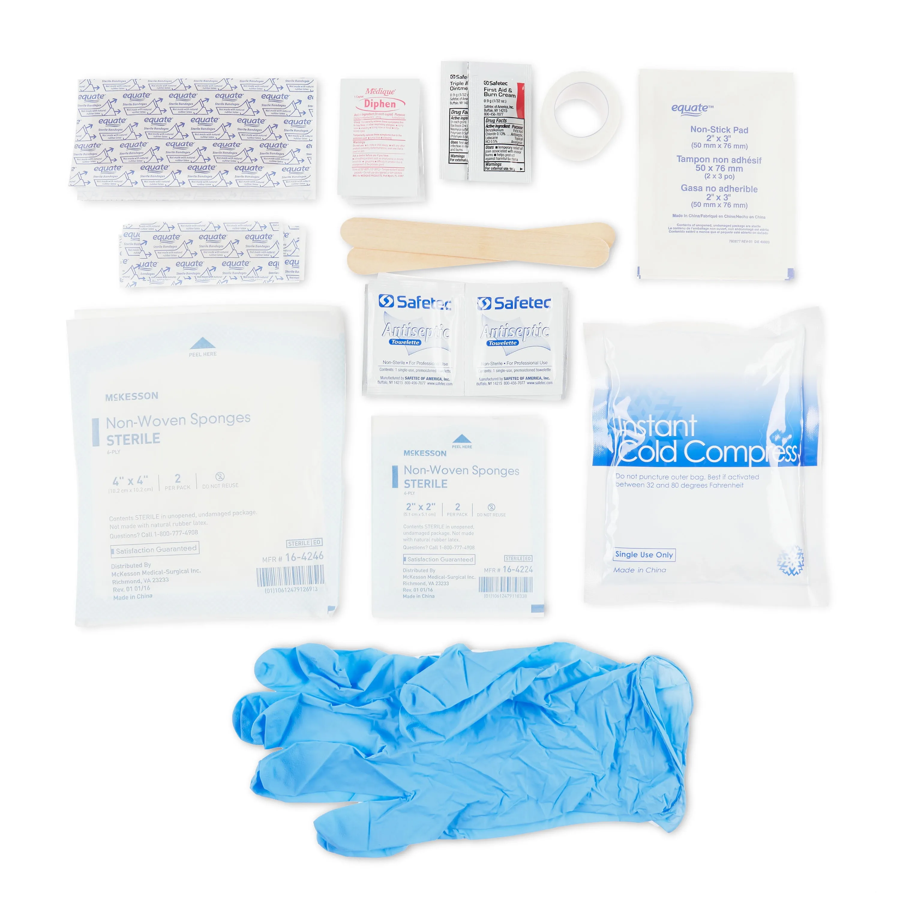 Equate 140pc All Purpose First Aid Kit