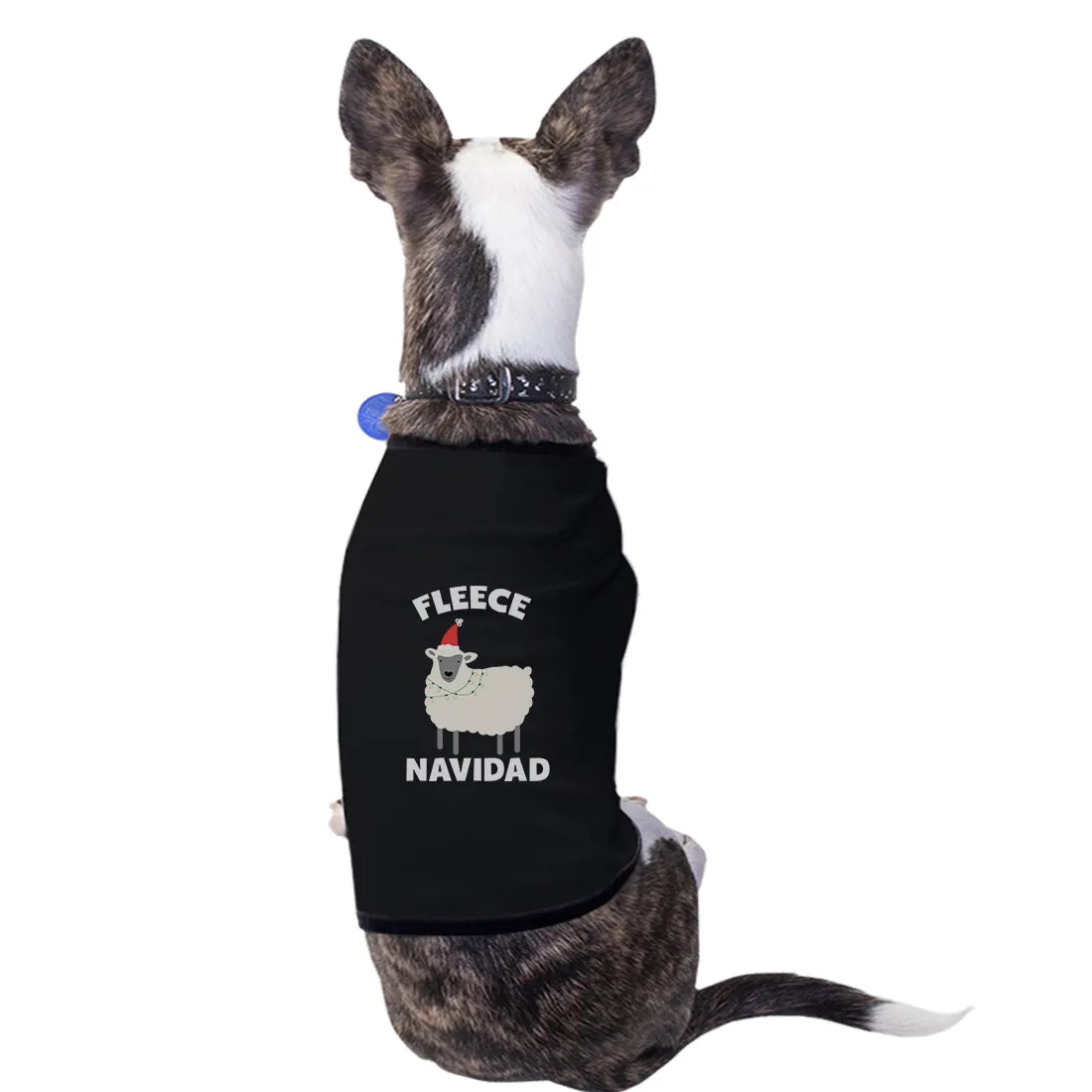 Fleece Navidad Pet Shirt for Small Dogs Funny Dog Lover X-mas Gifts