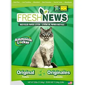 Fresh News Recycled Paper Cat Litter Pellets