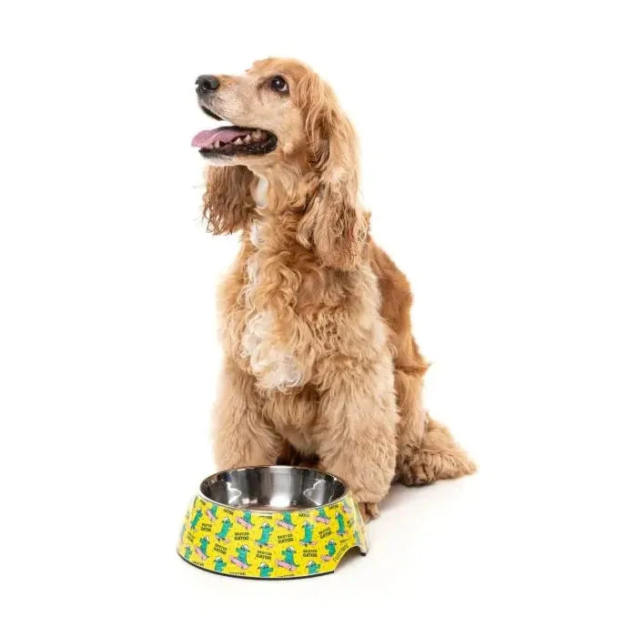 FuzzYard Sk8ter Gator Dog Bowl Large