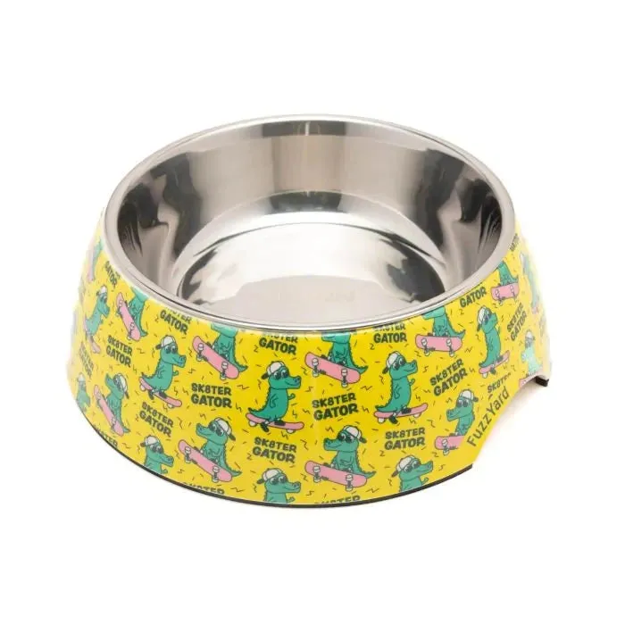 FuzzYard Sk8ter Gator Dog Bowl Small^^^