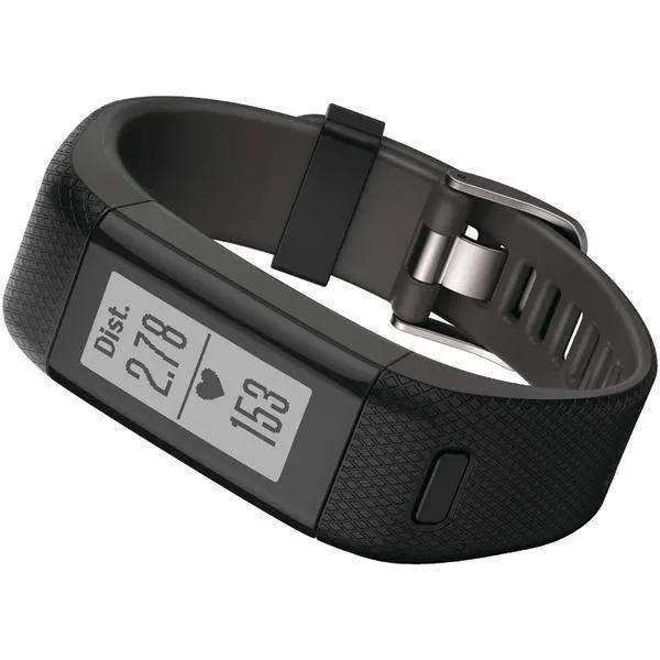 Garmin 010-01955-36 vivosmart HR  Activity Tracker (Regular Fit Black)