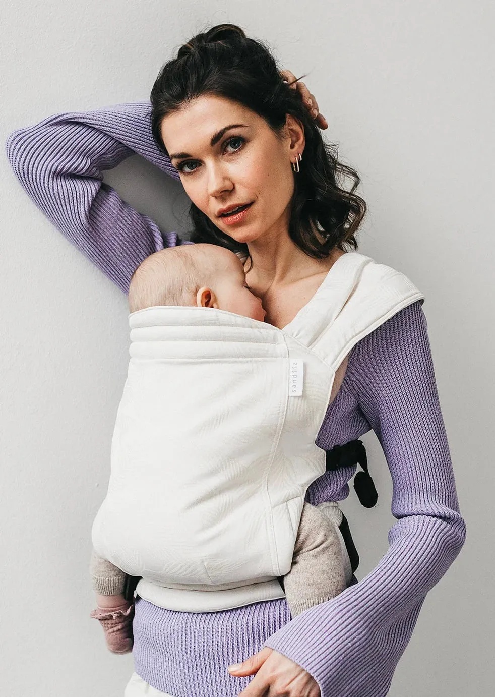 Ivory Palm Organic Cotton Baby Carrier