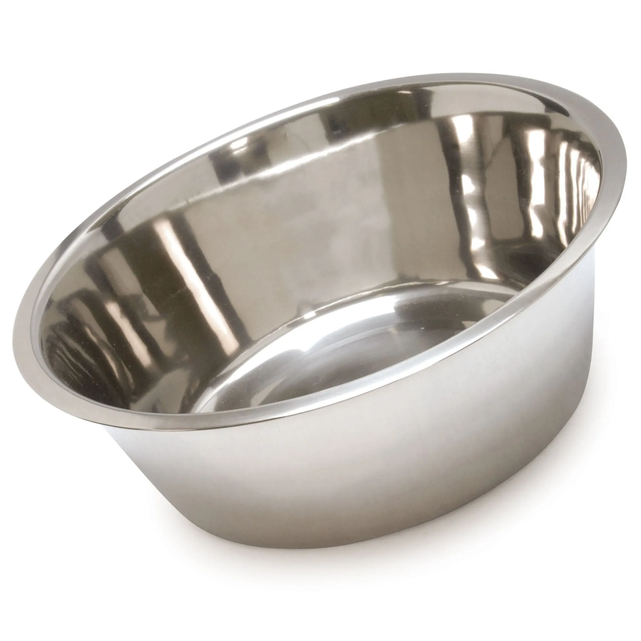 Jeffers Standard-Weight Stainless Steel Food & Water Pet Bowls