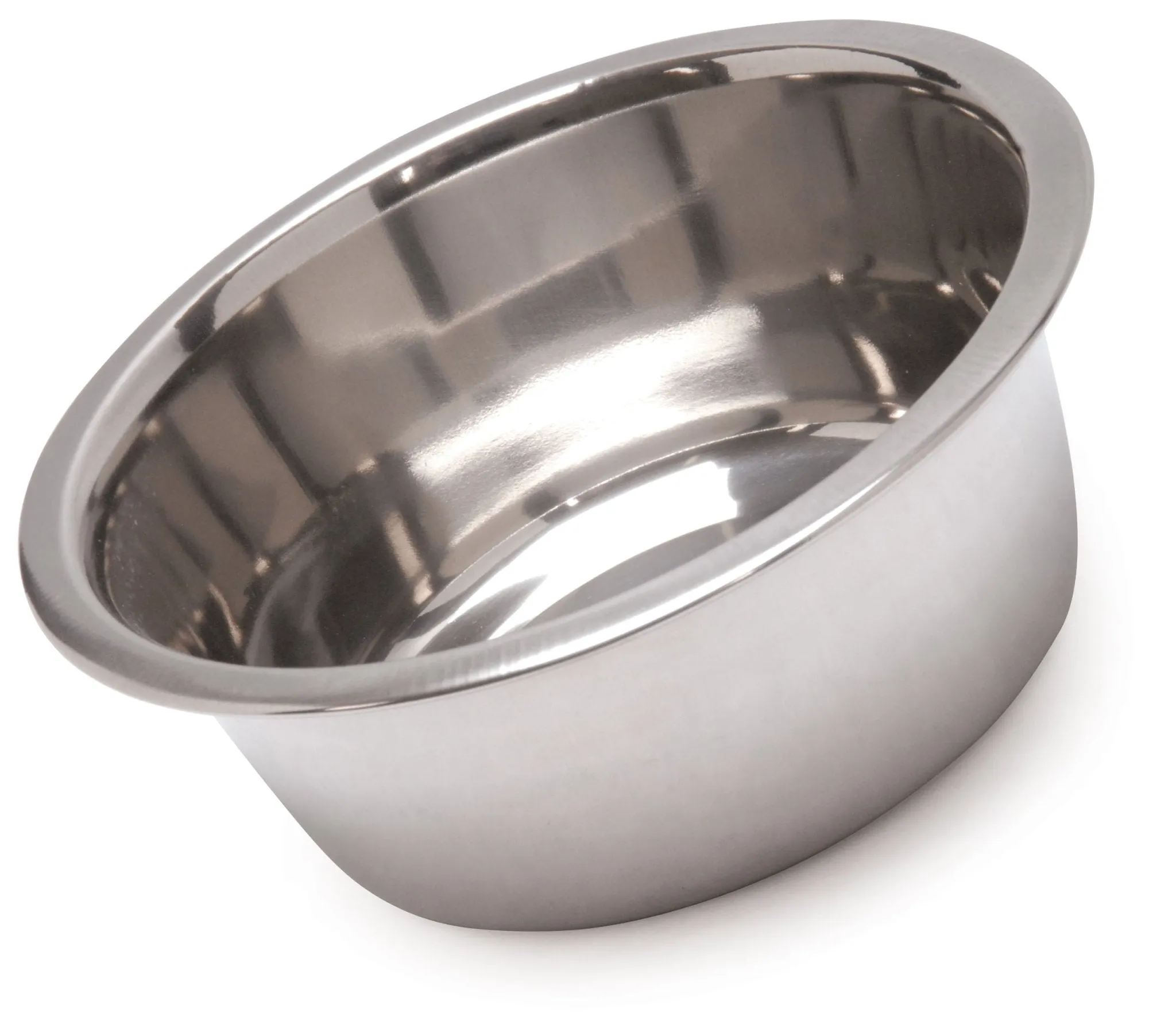 Jeffers Standard-Weight Stainless Steel Food & Water Pet Bowls