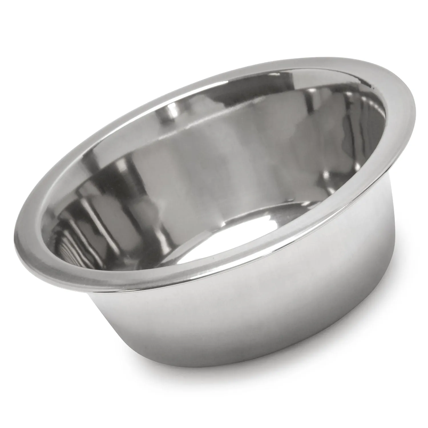 Jeffers Standard-Weight Stainless Steel Food & Water Pet Bowls