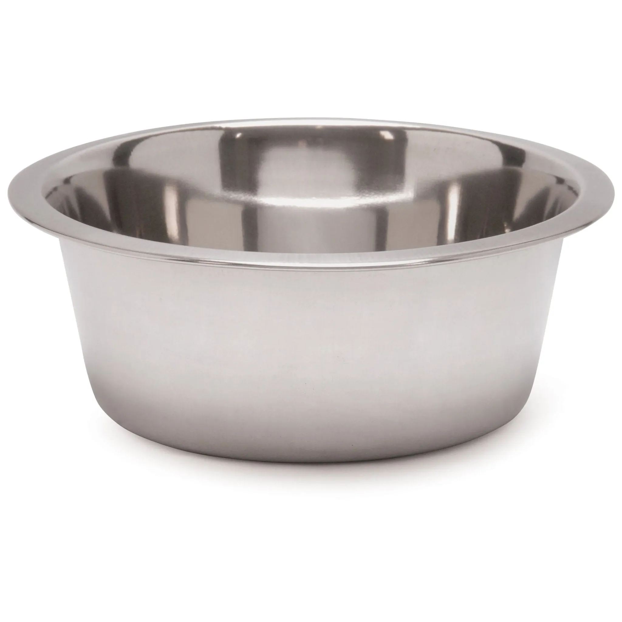 Jeffers Standard-Weight Stainless Steel Food & Water Pet Bowls