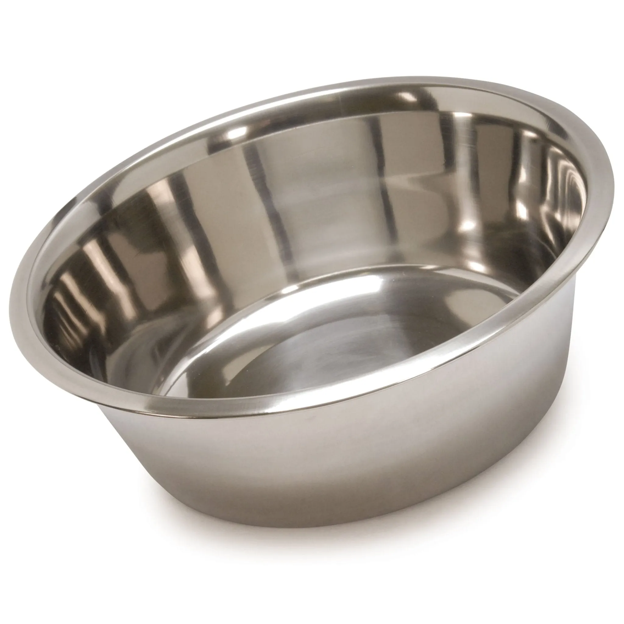 Jeffers Standard-Weight Stainless Steel Food & Water Pet Bowls