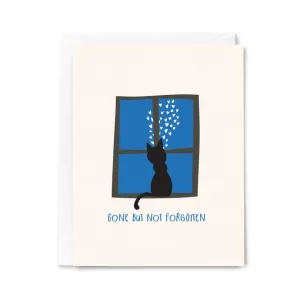 Loo McNulty Sympathy Greeting Card, Not Forgotten