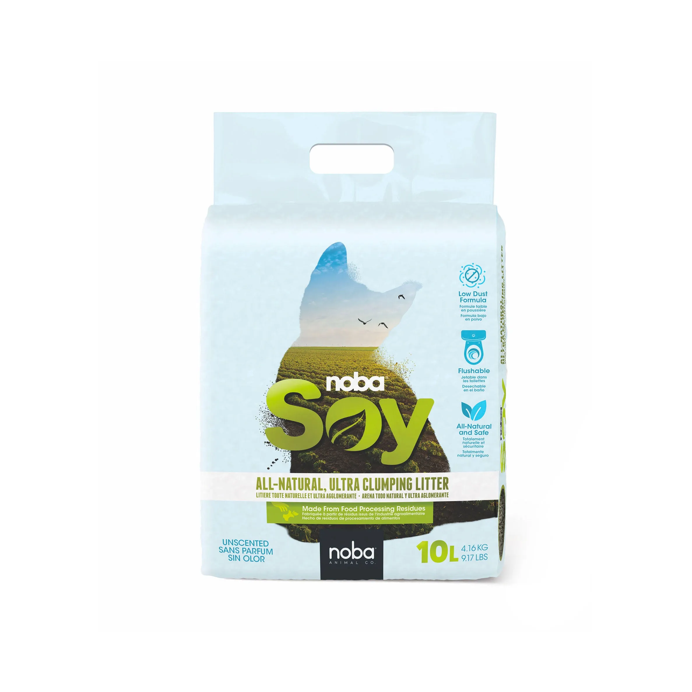 Noba Soy Cat Litter - Natural, Safe, and Efficient