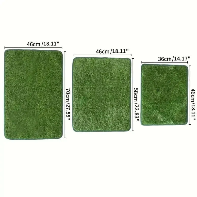 Odor-Resistant Artificial Grass Potty Pad: Easy-Clean Training Mat for Dogs