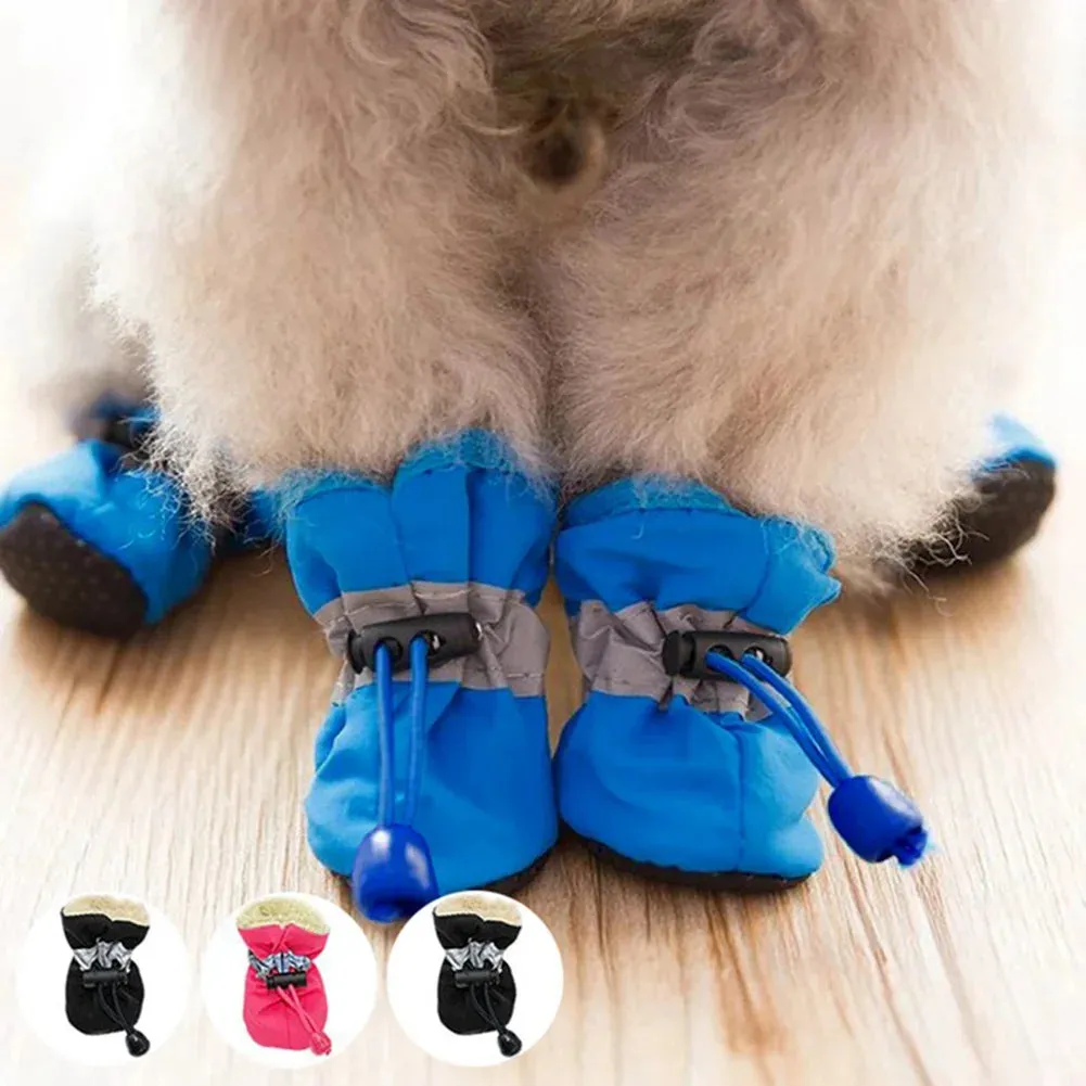 Pat and Pet Emporium | Pet Shoes | 4Pcs Protective Pet Shoes