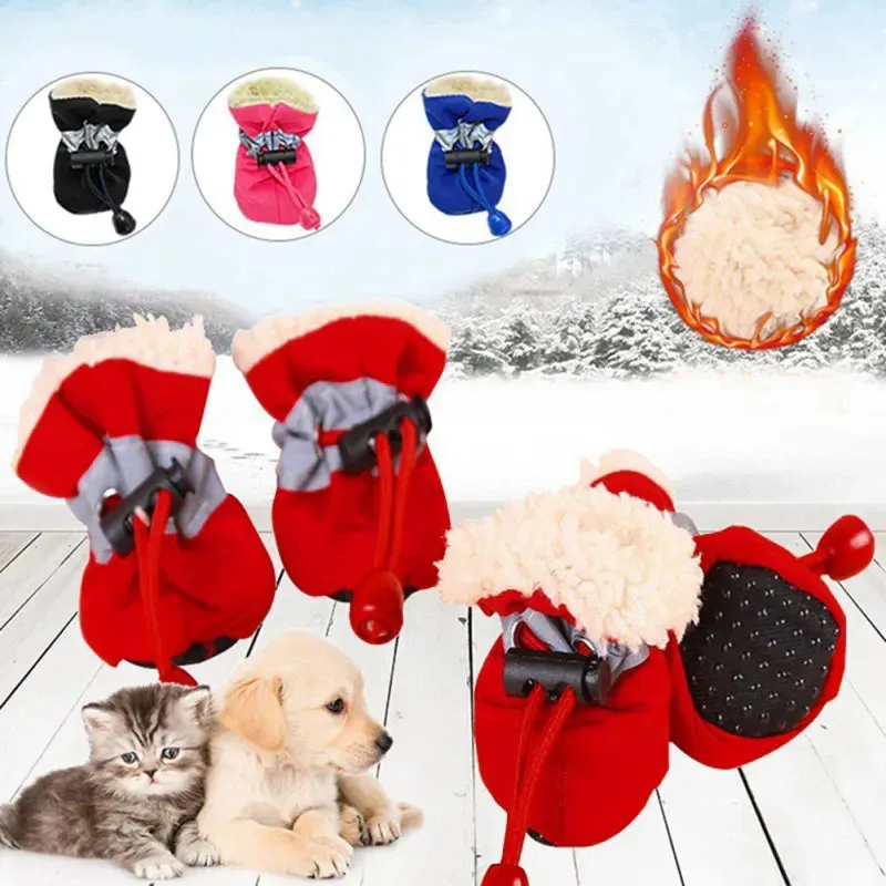 Pat and Pet Emporium | Pet Shoes | 4Pcs Protective Pet Shoes