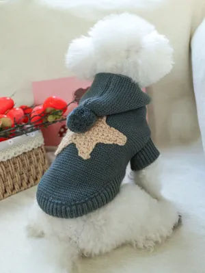 Pet Clothes Soft And Comfortable Sweater For Small And Medium-Sized Dogs And Puppies