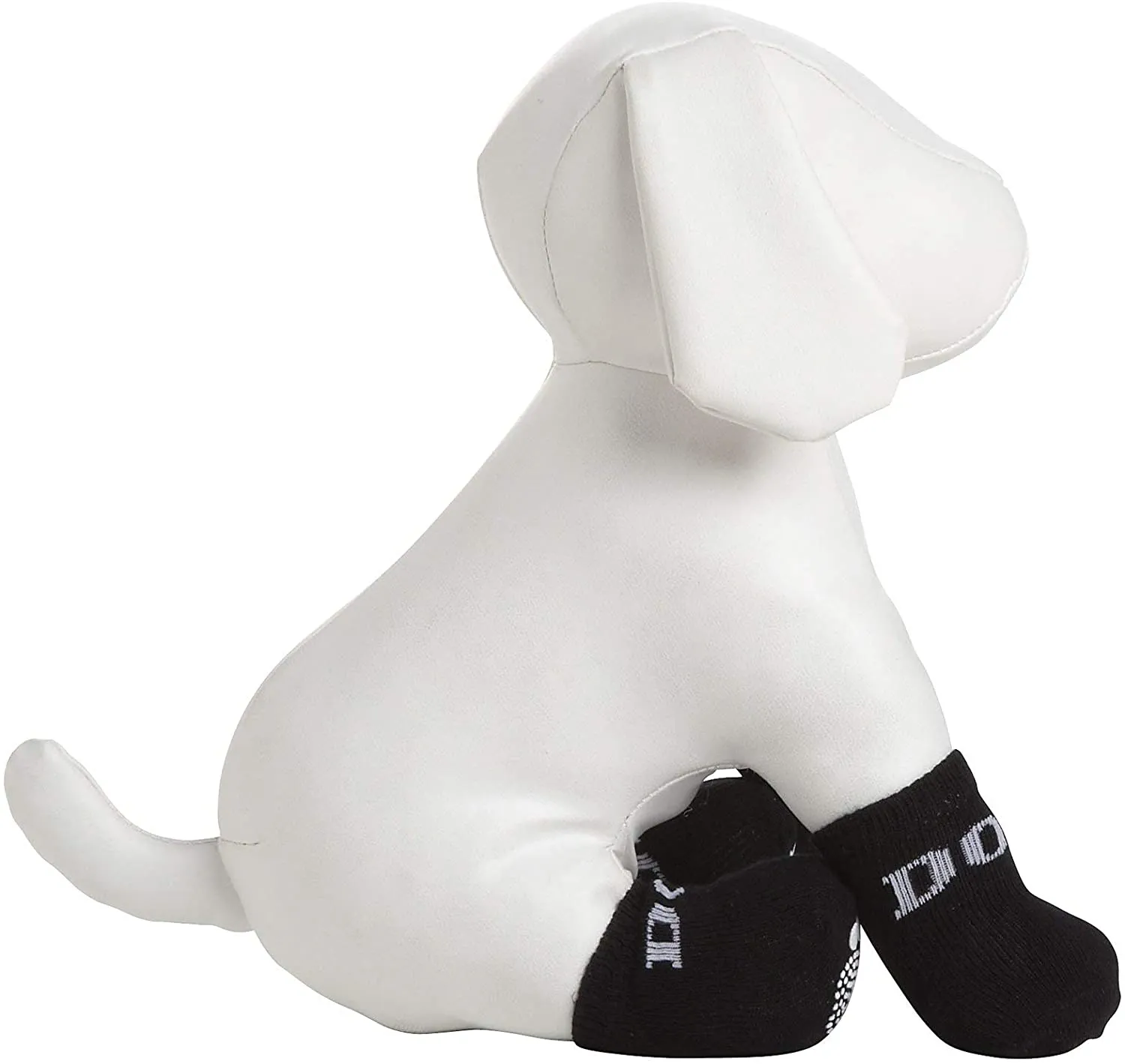 PET Life Fashion Designer Safety Comfortable Pet Dog Socks Shoes w/Rubberized Soles Grips