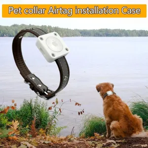 Pet Protective Case GPS Finder Dog Cat Collar Loop for Apple Airtags Locator Tracker Anti-lost Device Holder Fixing Case Cover