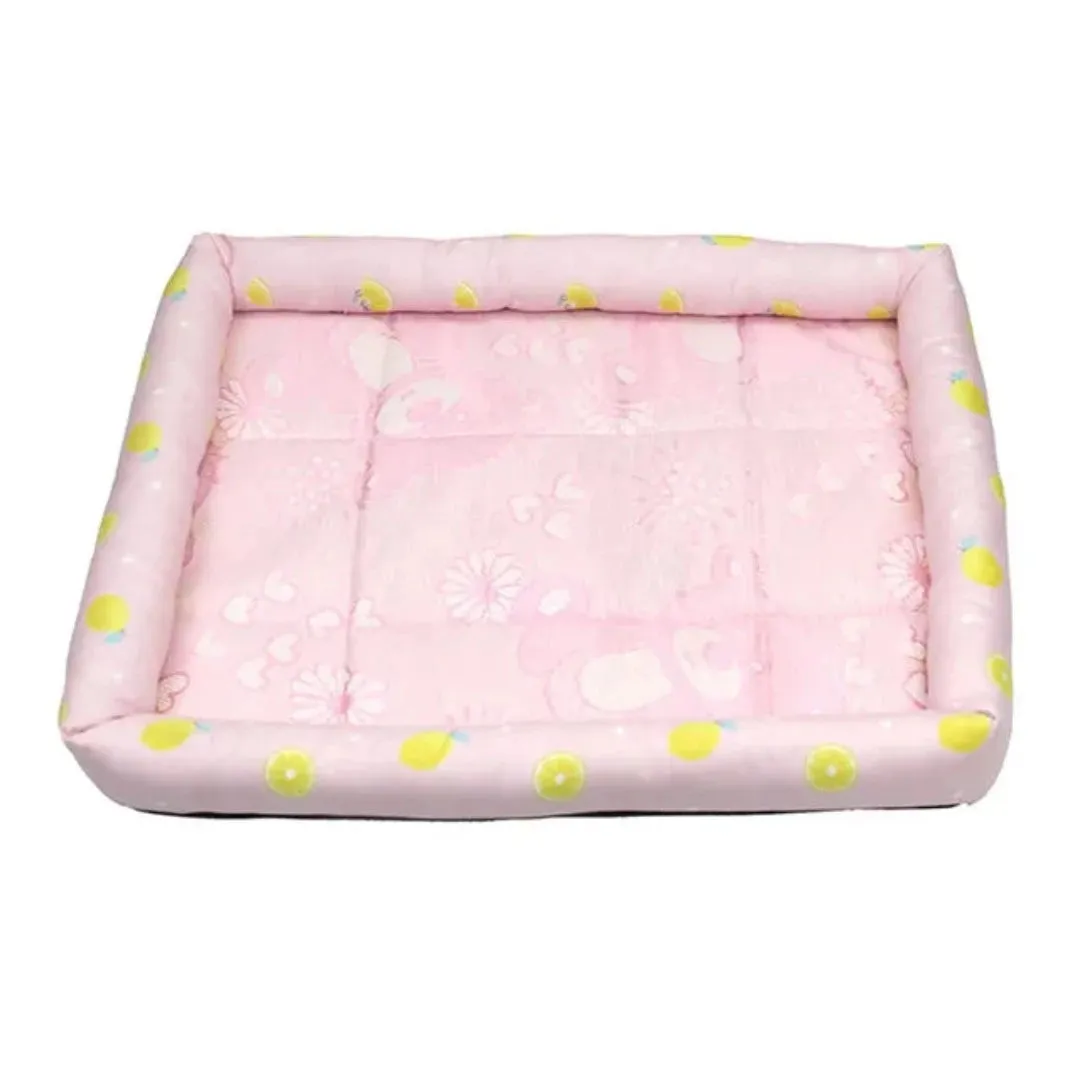 PetAffairs Ice Silk Cool Pet Bed And Mat