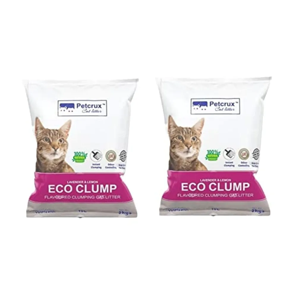 Petcrux Lavender Scented Eco Clumping Cat Litter