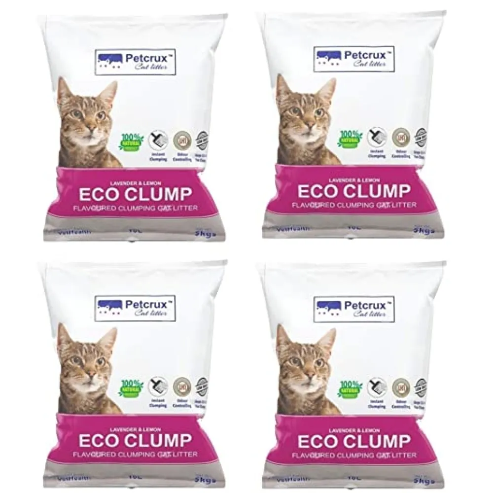 Petcrux Lavender Scented Eco Clumping Cat Litter