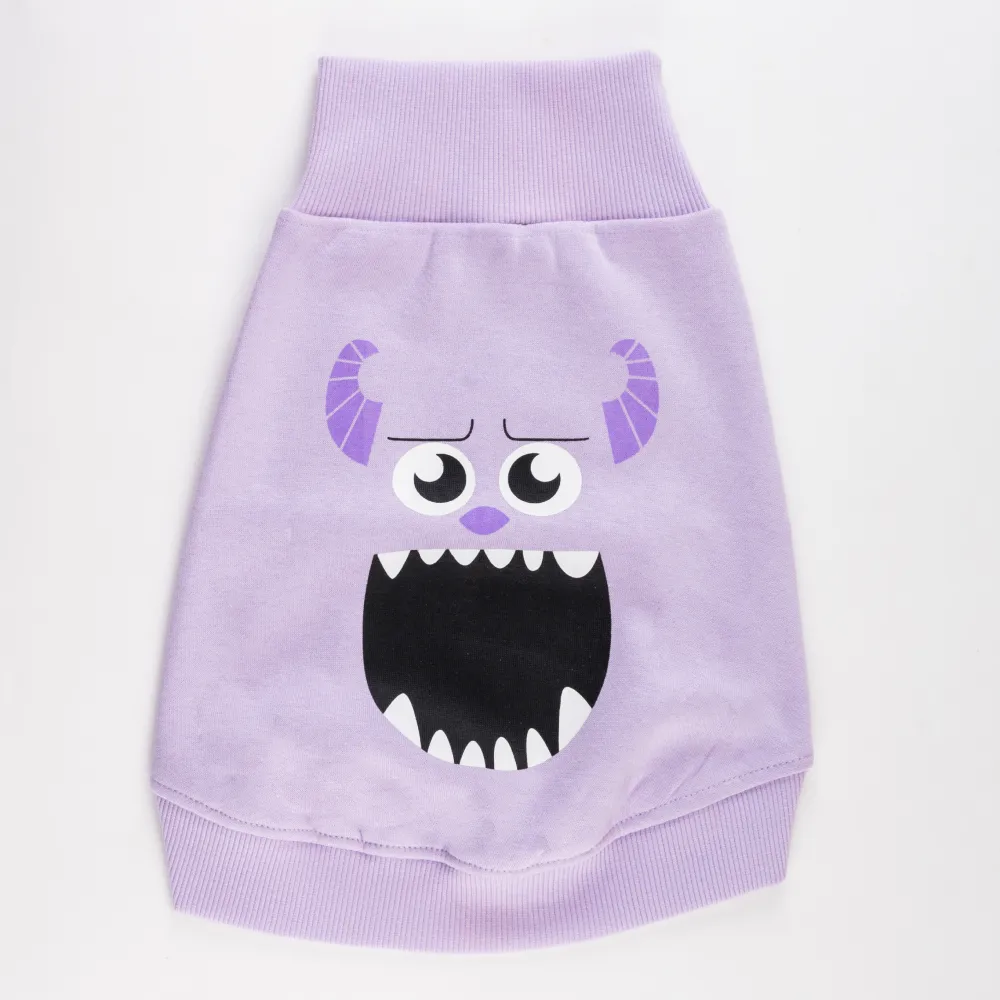 Petsnugs Cute Devil Sweatshirt for Dogs and Cats (Lavender)