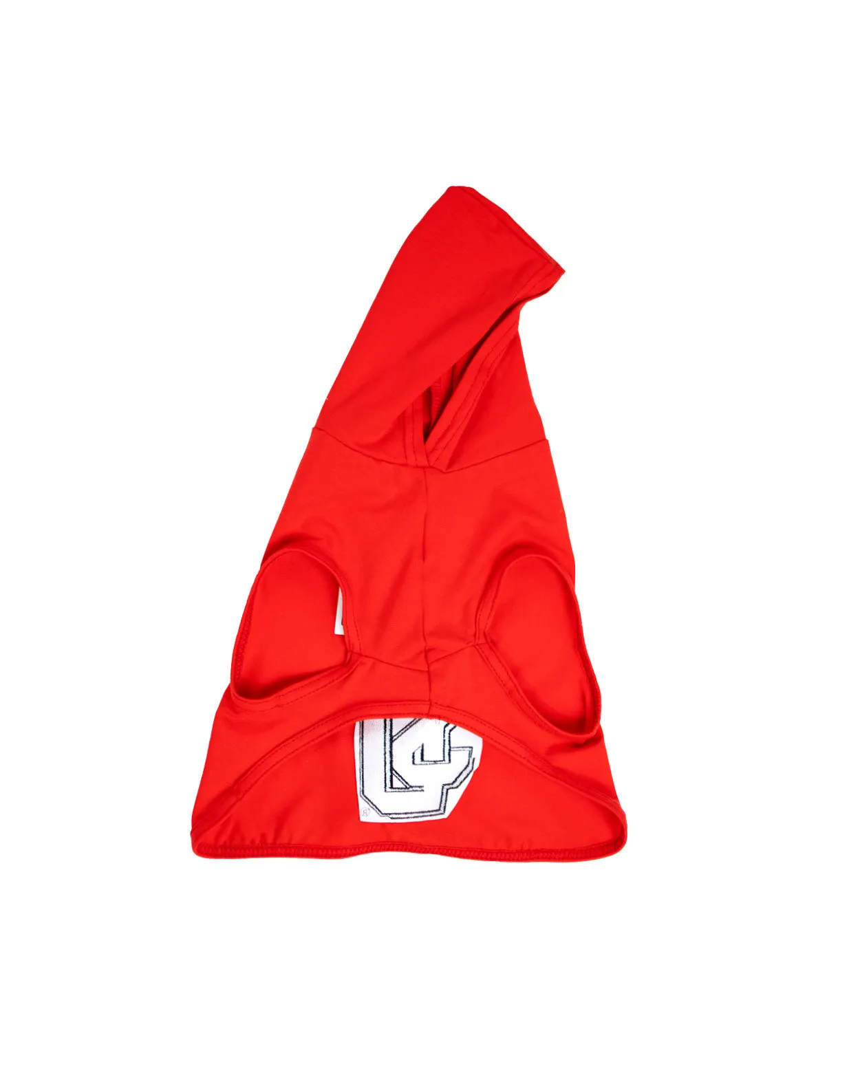 Red Cotton Doggie T-shirt with Hood