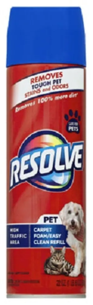 Resolve 1920083262 22 oz Can Of Pet & High Traffic Formula Carpet Cleaner - Quantity of 5