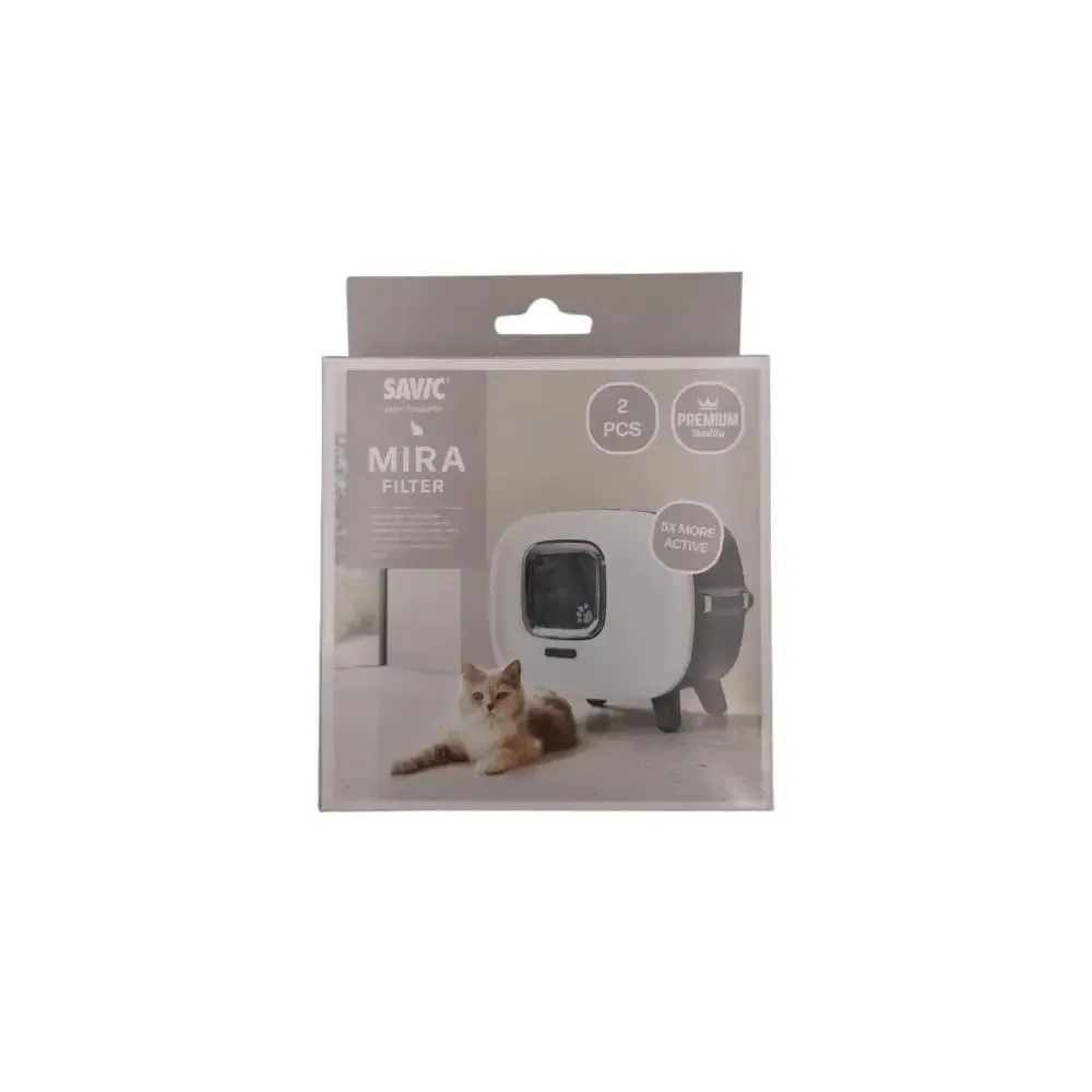 Savic Toilet Filter Mira 2 Pcs Standard Colours Cat Toilet Accessories