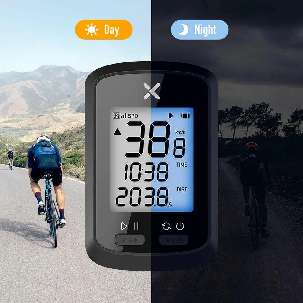 Smart GPS Cycling Computer BT ANT  Wireless Bike Computer Digital Speedometer IPX7 Accurate Bike Computer with Protective Cover