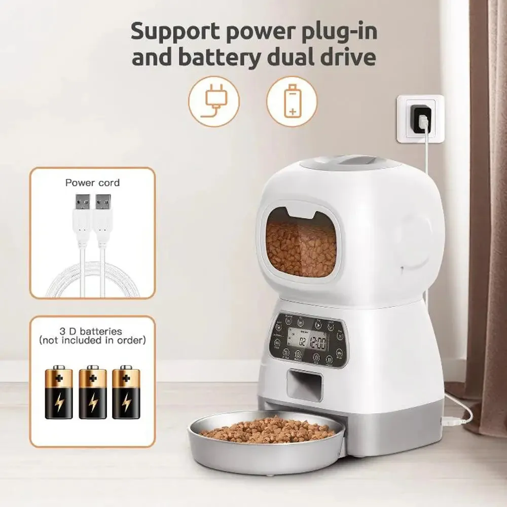 Smart Wi-Fi Pet Feeder Automatic Pet Food Dispenser