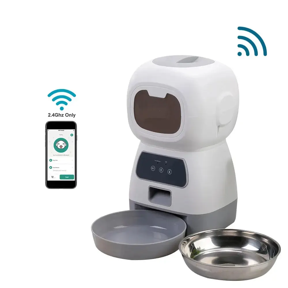 Smart Wi-Fi Pet Feeder Automatic Pet Food Dispenser