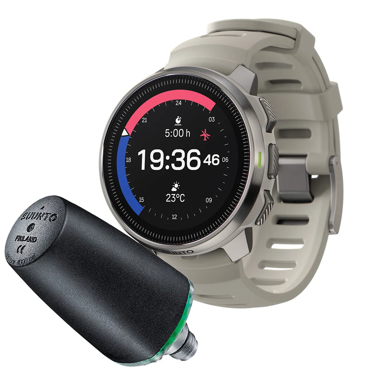 Suunto Ocean Scuba Diving Wrist Computer and GPS Sports Watch with Tank Pod